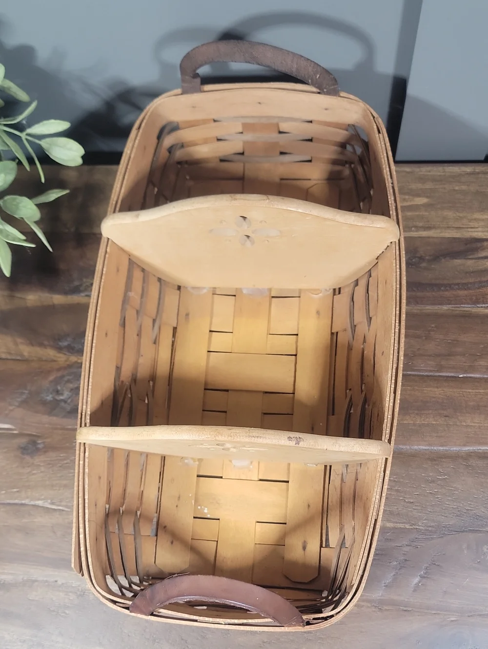 Vintage Longaberger Basket with Dividers